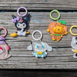 Cute Character Keychains Set